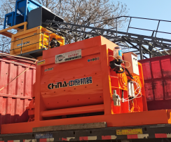 強制JS750攪拌機發(fā)往山東